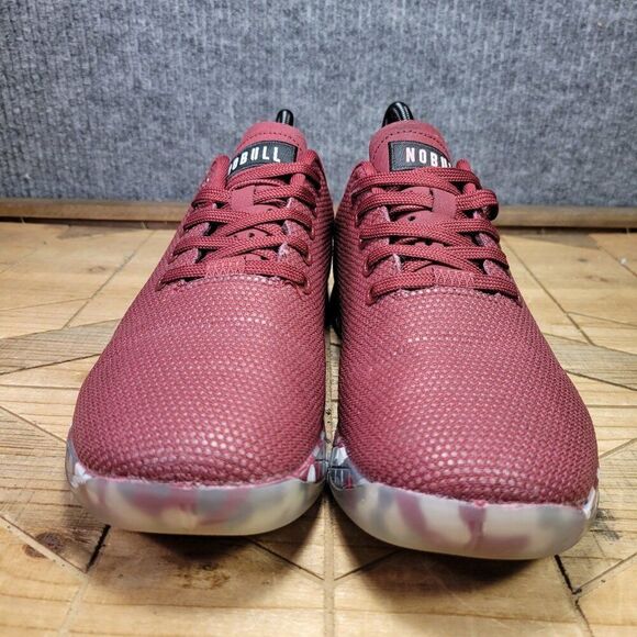 🔥 NoBull Low Superfabric Trainer Cabernet Red Mens Size 7.5 / Womens Size 9 - Picture 4 of 11